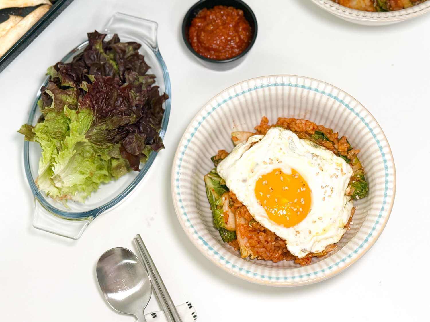 봄동비빔밥